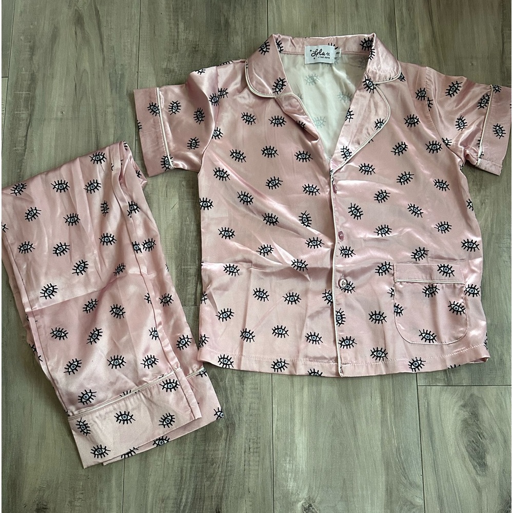 EVIL EYE SILK PANT SET